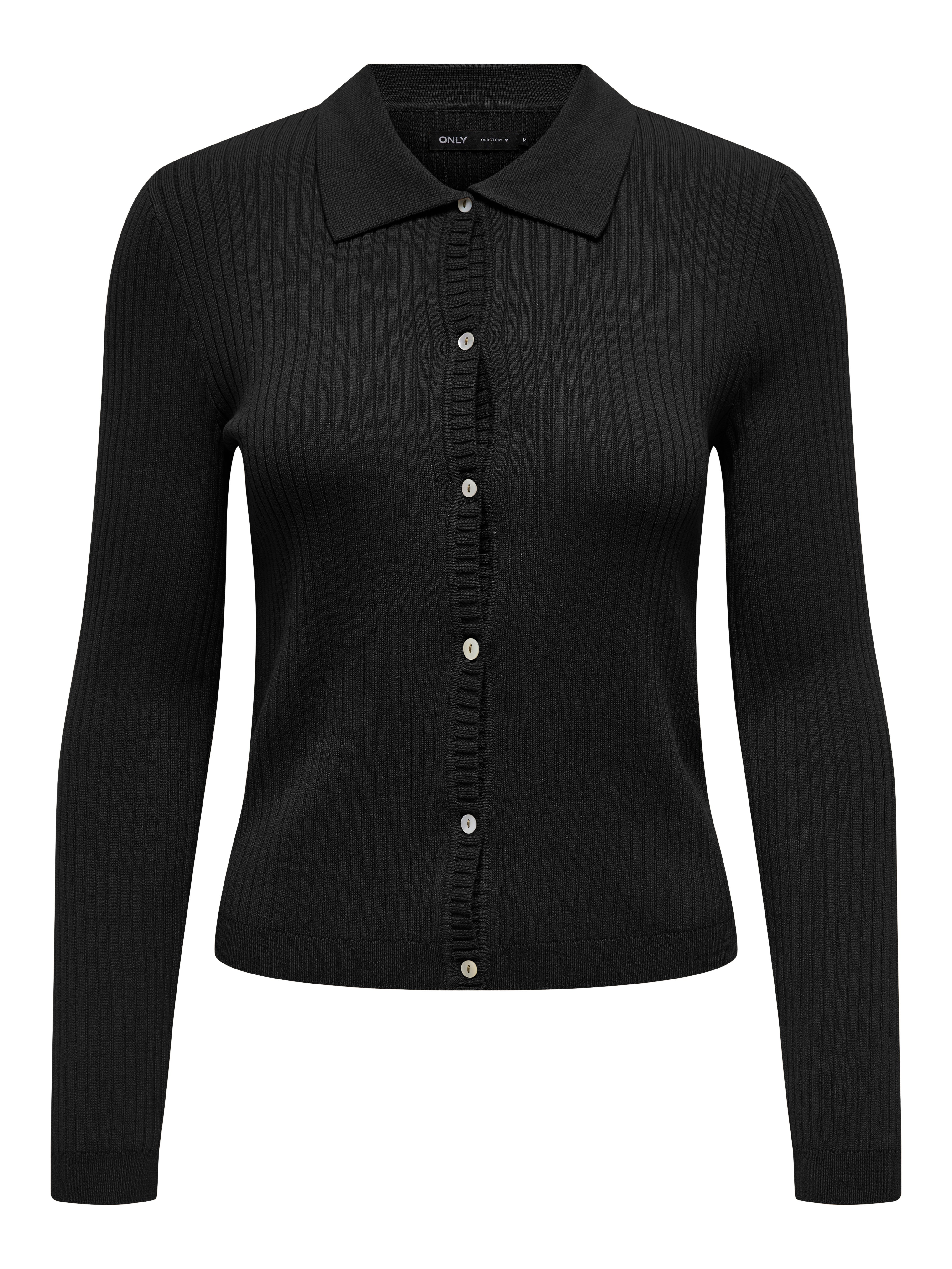 ONLKAYA Strickjacke Black