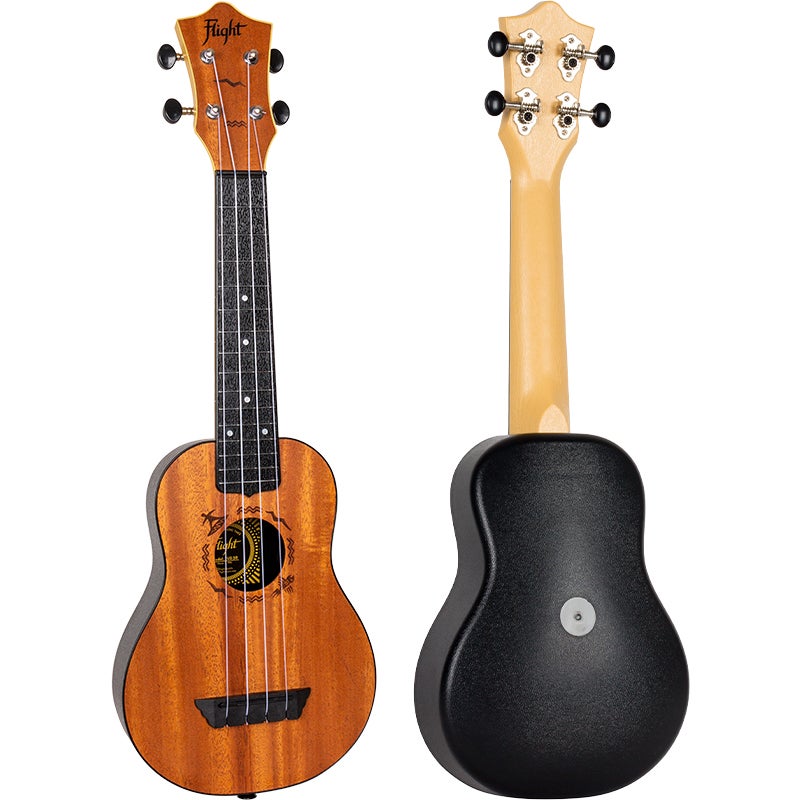 Flight Travel Series TUS53 Mahogany sopraan ukelele met gigbag