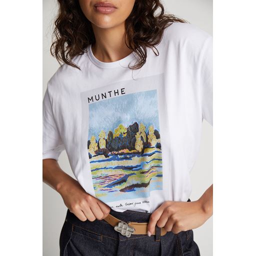 Munthe Silane T-shirt, White, 42