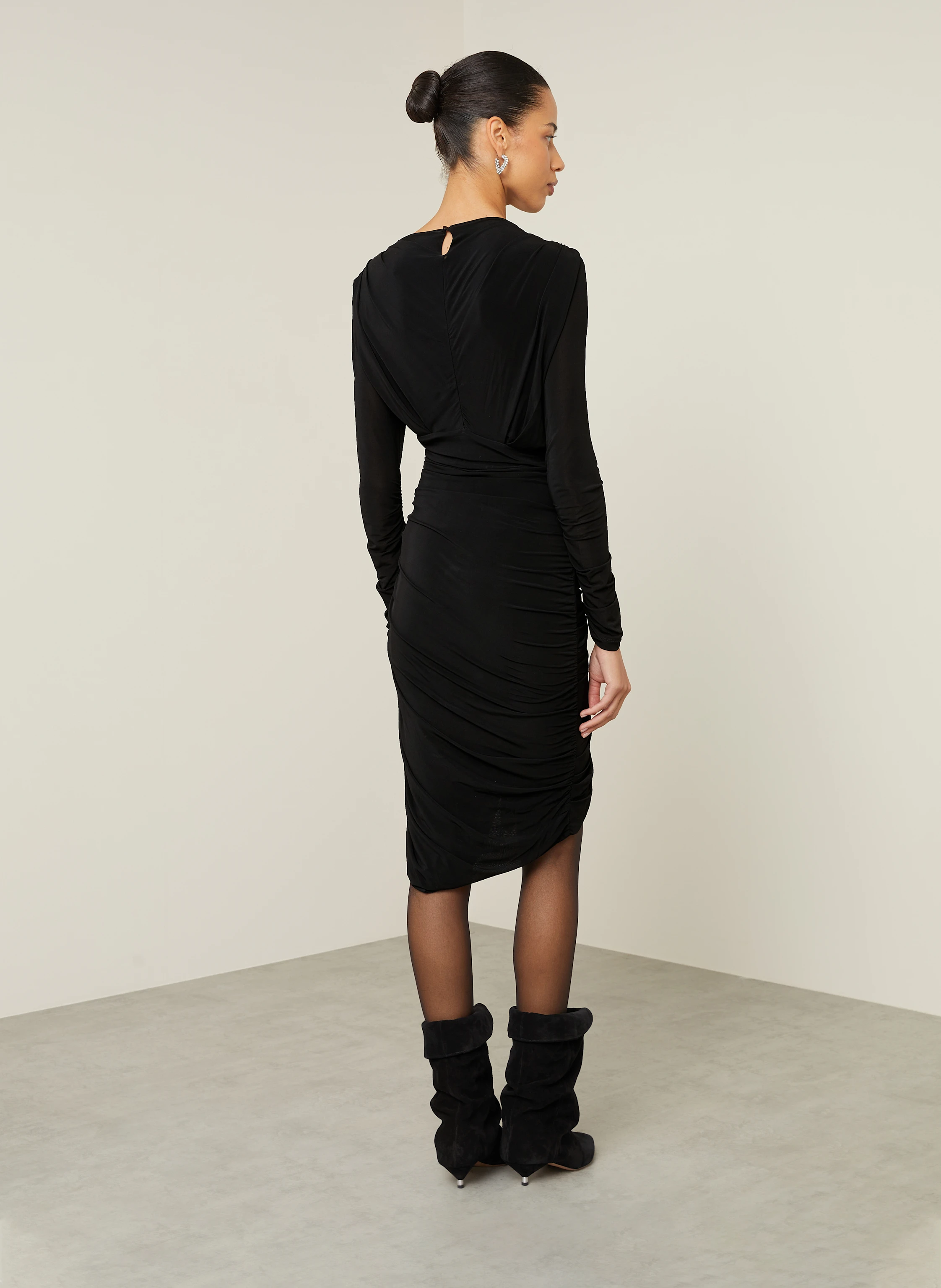 ISABEL MARANT Jerseykleid ZORAH in Wickeloptik