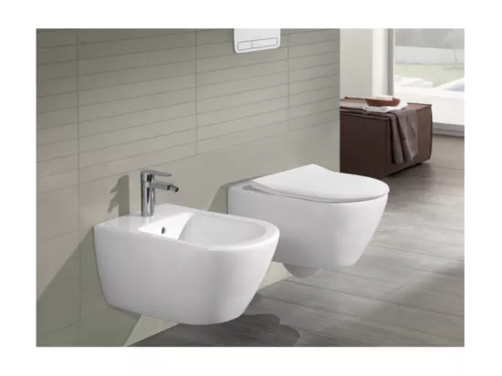 WC suspendu sans bride VILLEROY ET BOCH Subway 2.0 + abattant