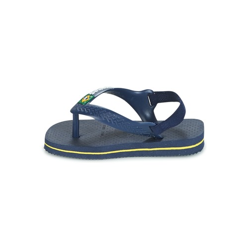 Havaianas - BABY BRASIL LOGO - Marine / Jaune