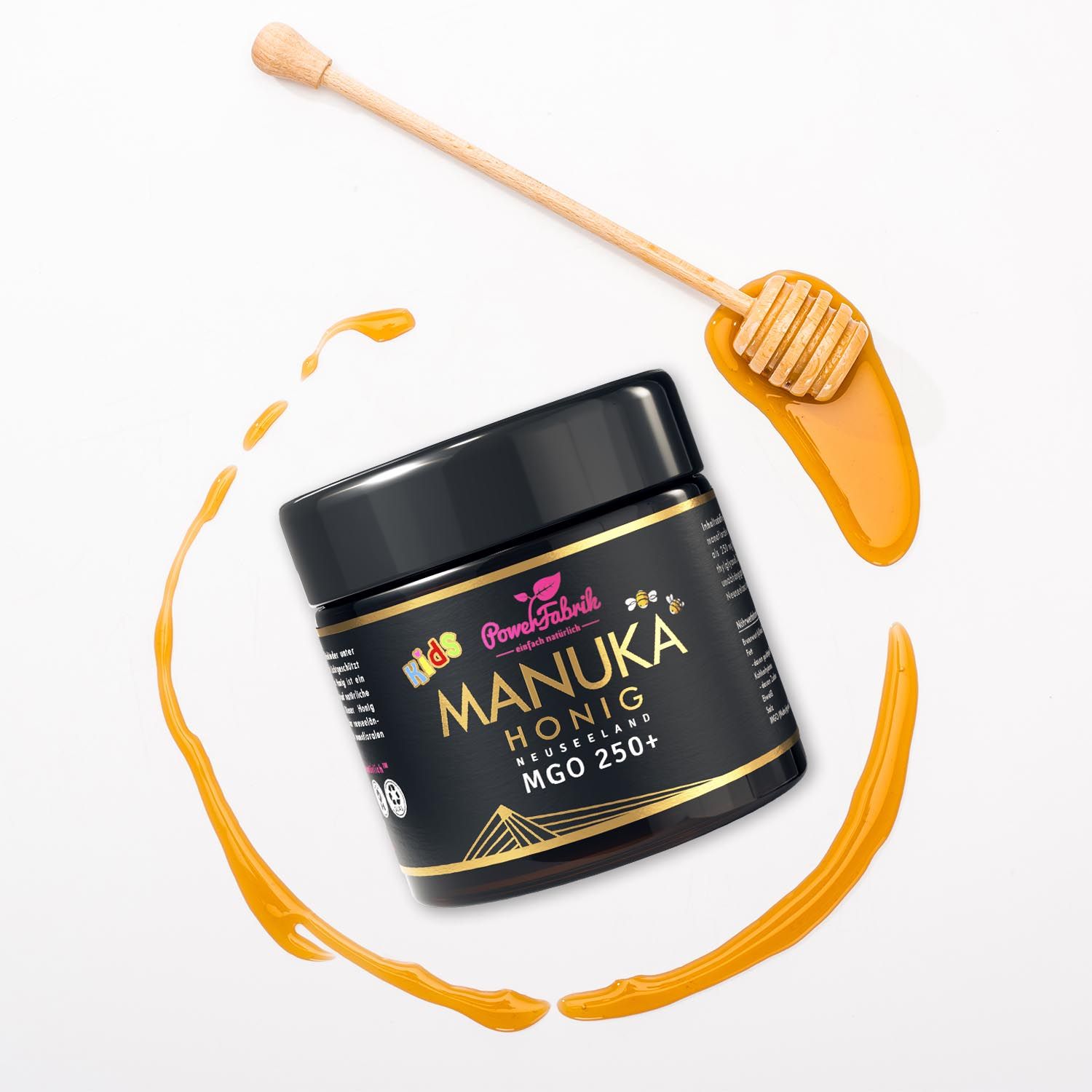 PowerFabrik Manuka Honig für Kinder, MGO 250+