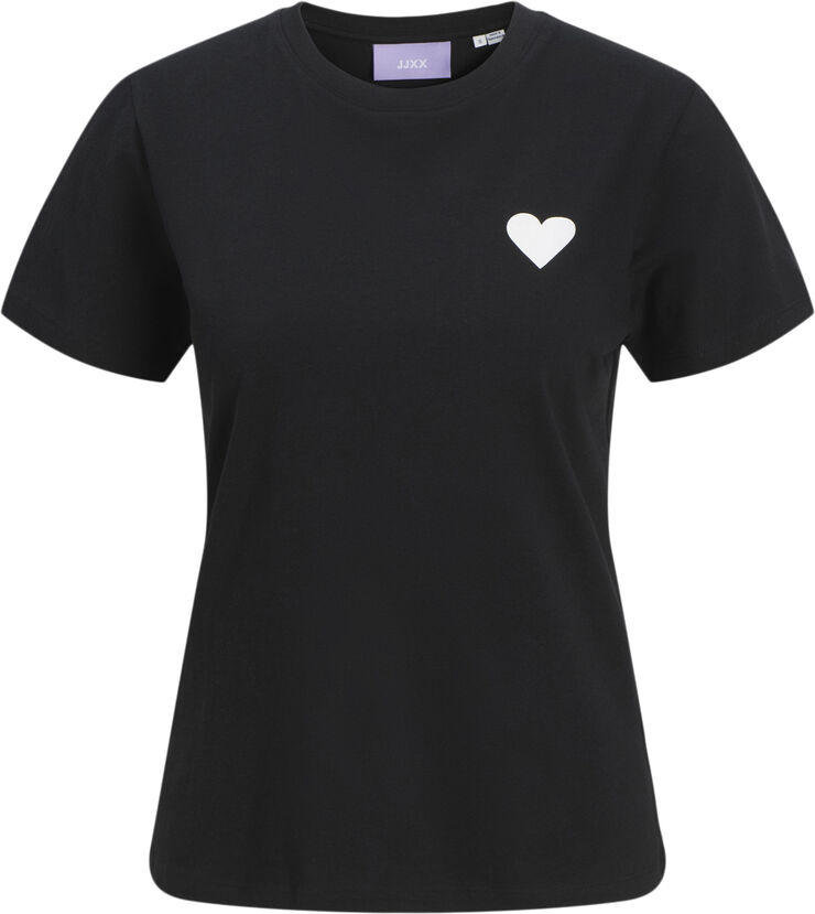 JJXX JXCARLY REG FIT SS TEE JRS Black/heart