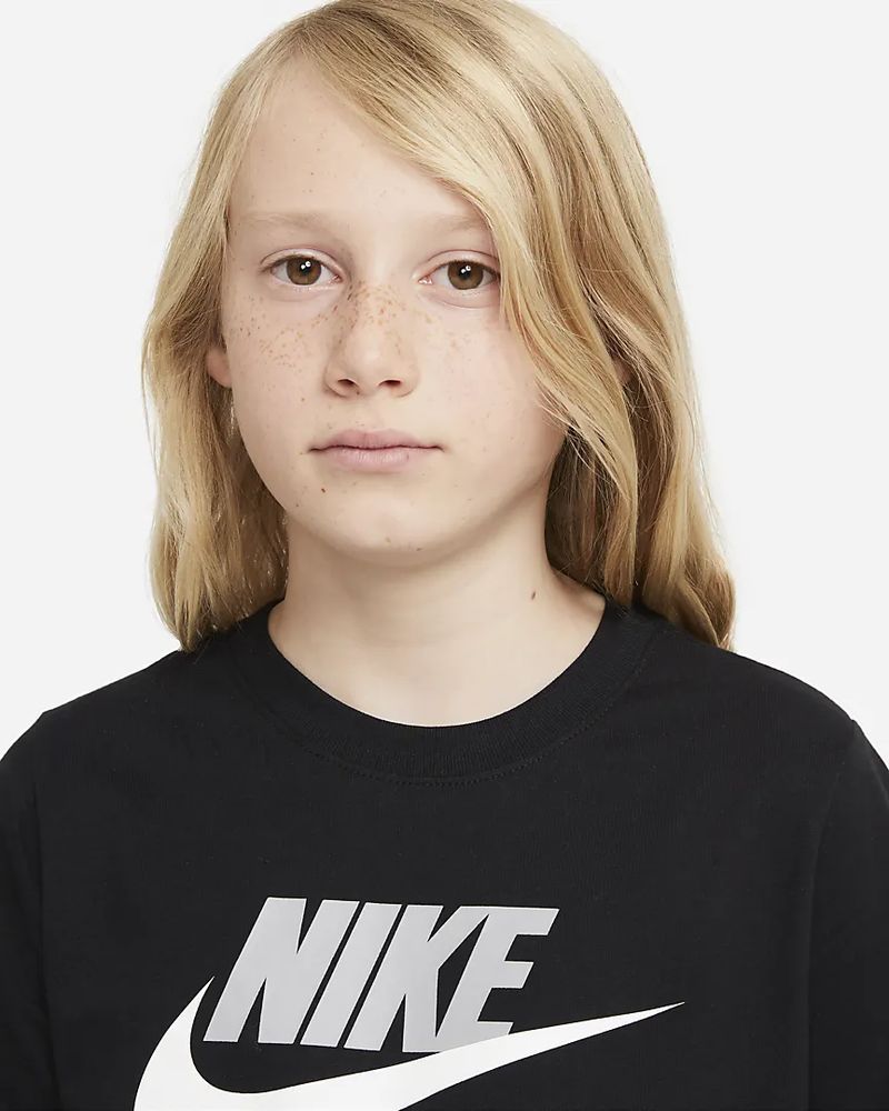 T-shirt Nike Sportswear Noir pour enfant