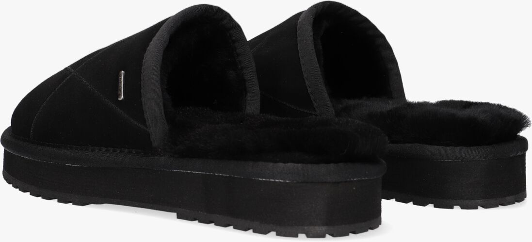 SHABBIES zwarte shabbies pantoffels 170020200