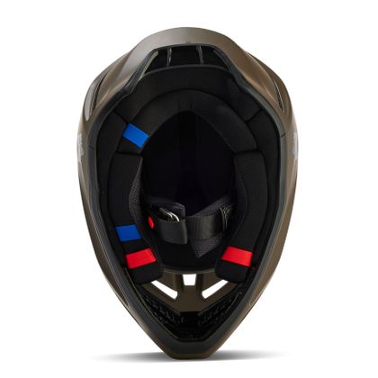 Casque cross Fox V3 - SOLID 2024 - Marron
