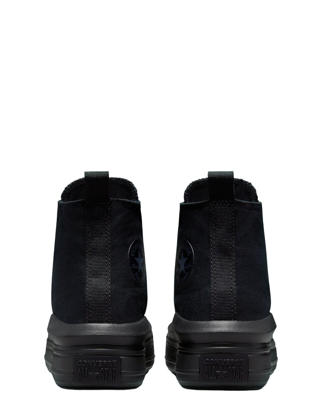 converse sneakers compensées montantes femme ctas move hi full black