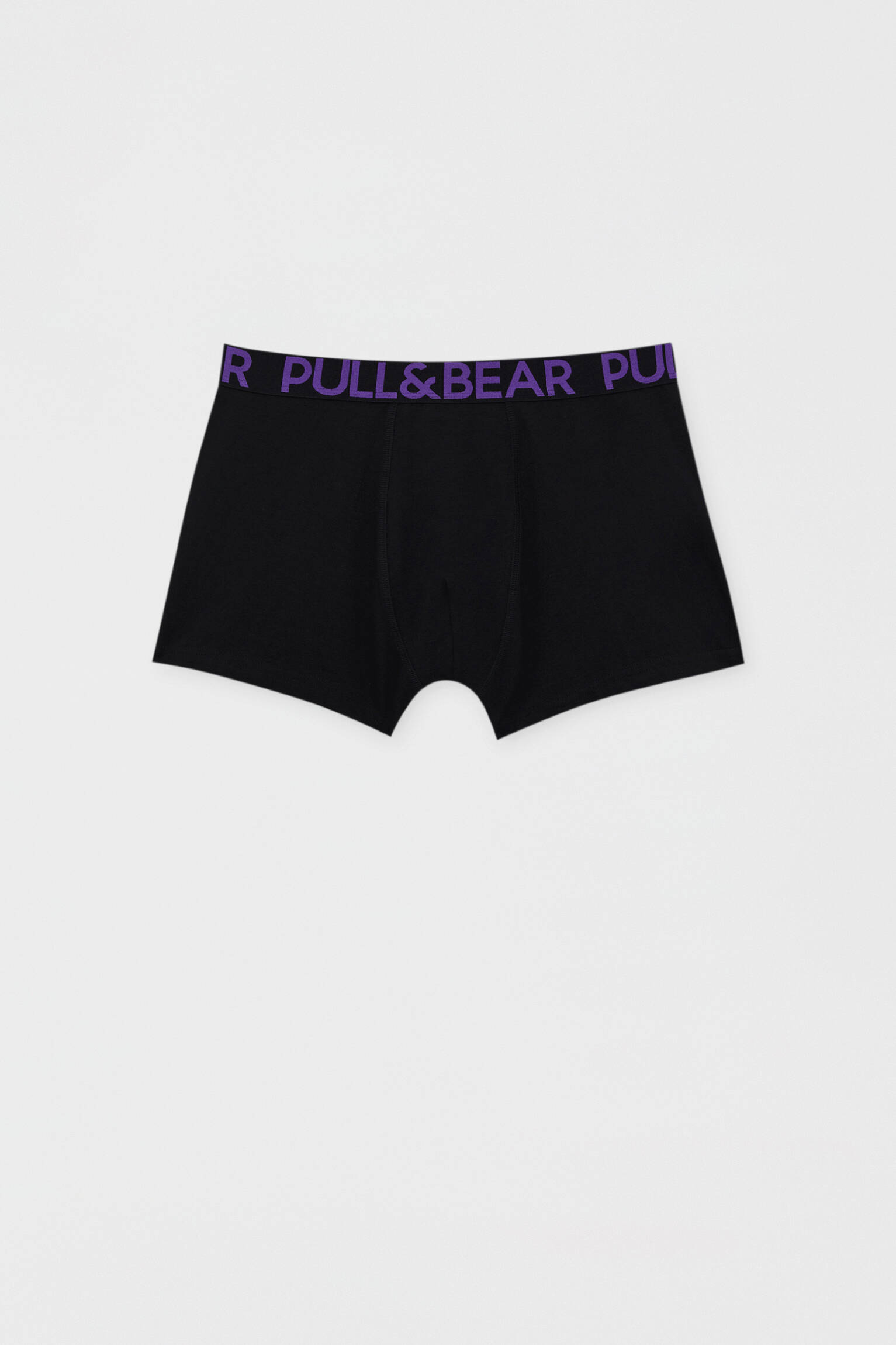 Pacote com 3 cuecas boxer com logo neon na cintura - Variadas