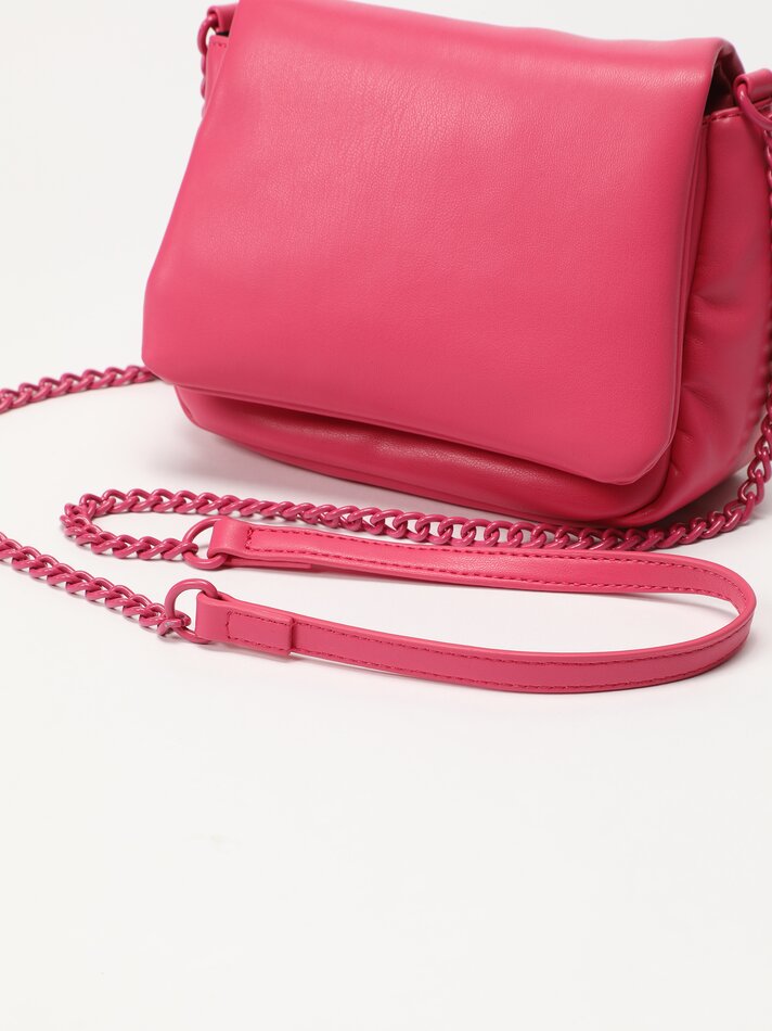 Mini bolsa em couro sintético - Rosa claro