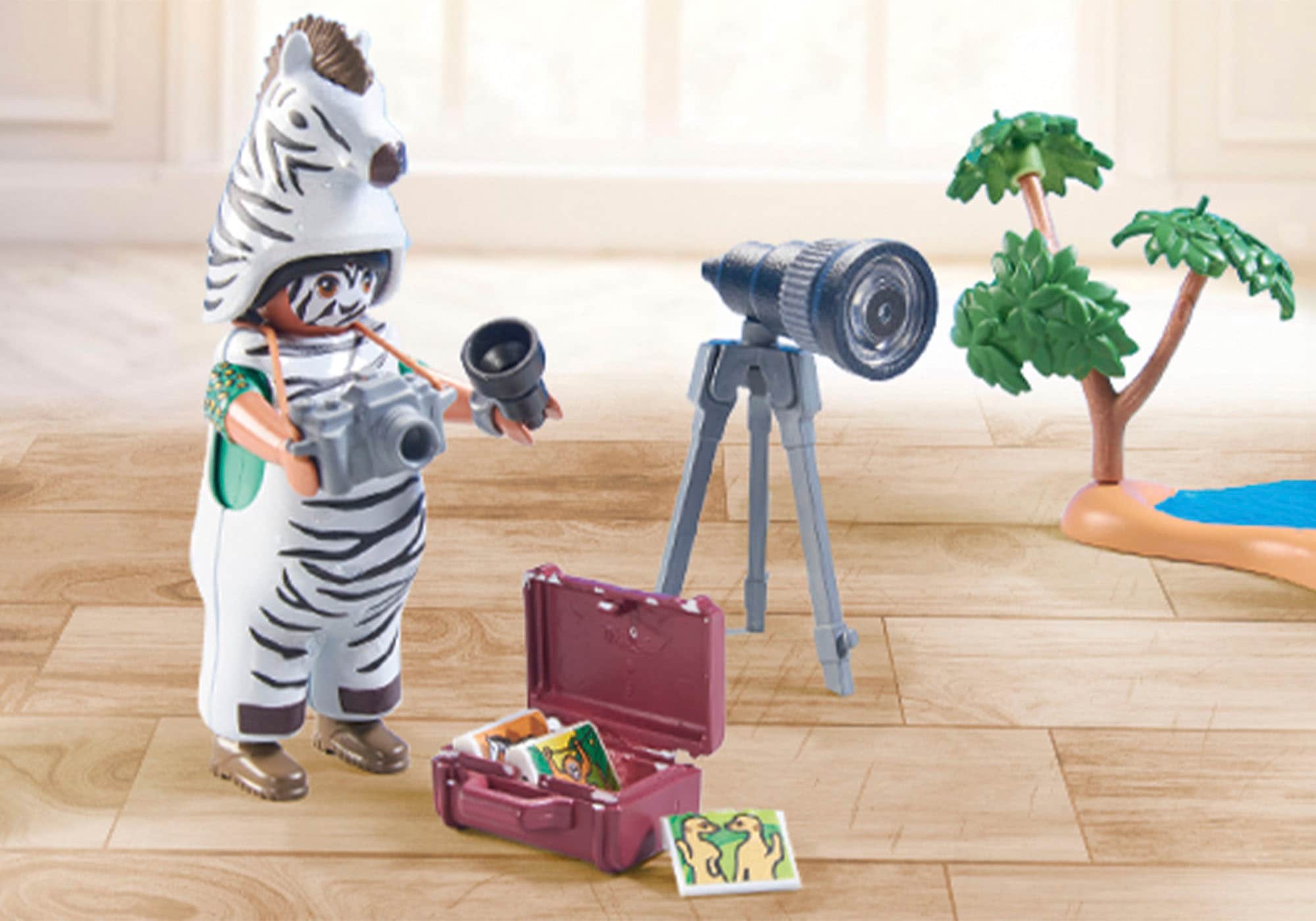 Playmobil® Konstruktions-Spielset »Unterwegs mit der Tierfotografin (71295), Wiltopia« teilweise aus recyceltem Material; Made in Europe