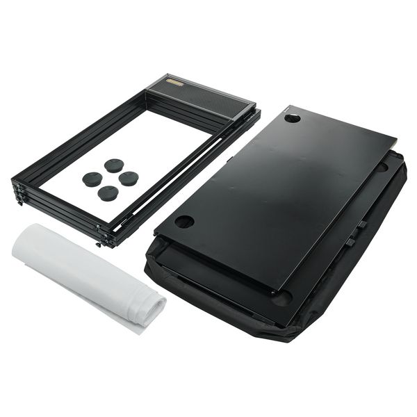 Roadworx DJ Table White Shelf