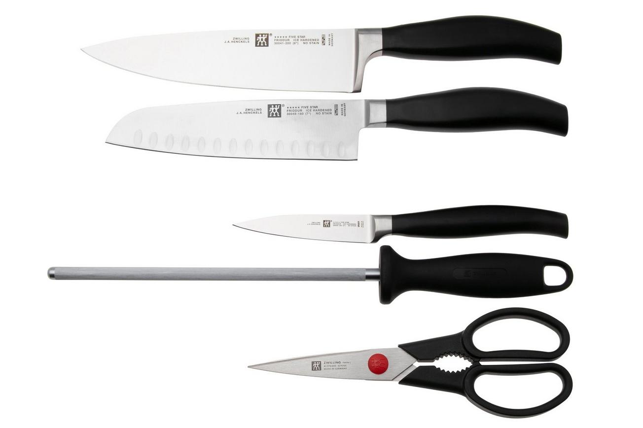 Zwilling J.A. Henckels 1001276 Five Star messenblok, 6-delig