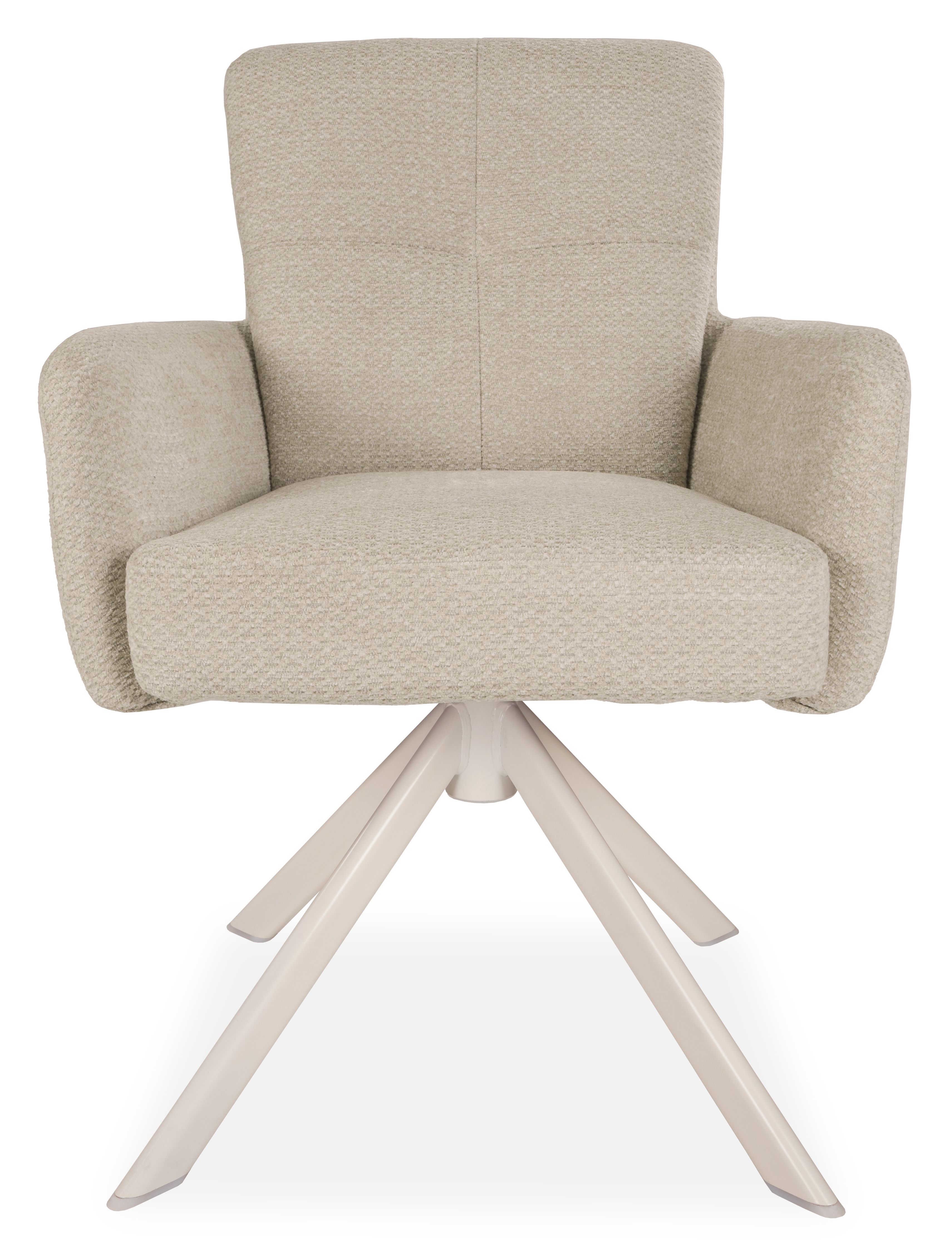Eetkamerstoel Retro Bliss Natural Jari B60 x D69 x H86 cm