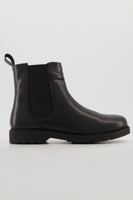 Chelsea-Boots, Elastikeinsätze, Echtleder, Weite H