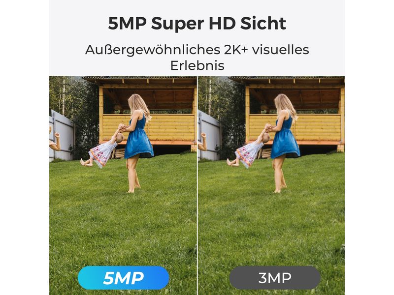 Reolink Netzwerkkamera Argus B330 inkl Solarpanel   64GB Mi Komplett kabellose, akkubetriebene & wetterfeste smarte Überwachungskamera mit Personen- & Fahrzeugerkennung, bewegungsaktiviertem Licht