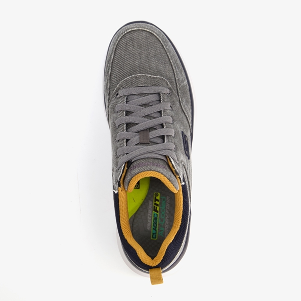 Skechers Delson 2.0 Kemper heren sneakers grijs