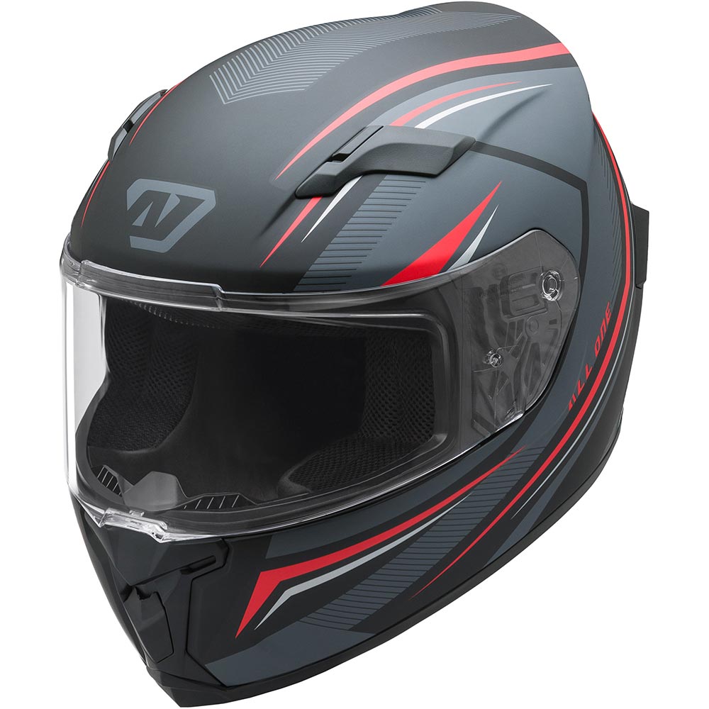 All One - Casque Horus Bold Evo Noir / Rouge