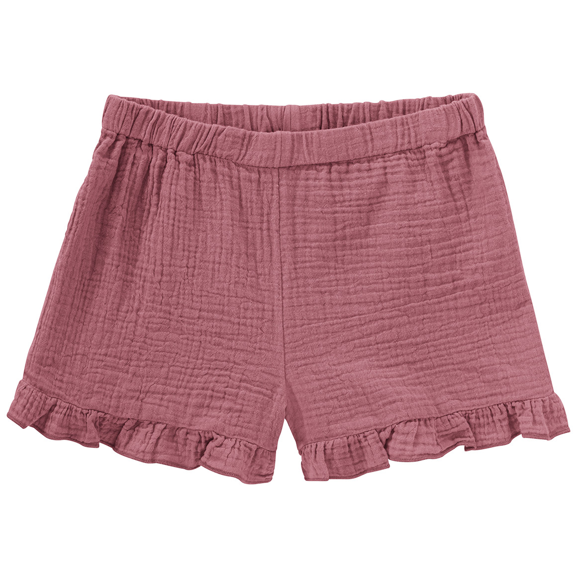 Topolino Pure Collection Mädchen Shorts aus Musselin dunkelrosa