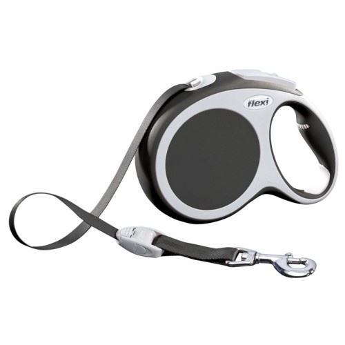 Guia extensível Vario para cães, cinza