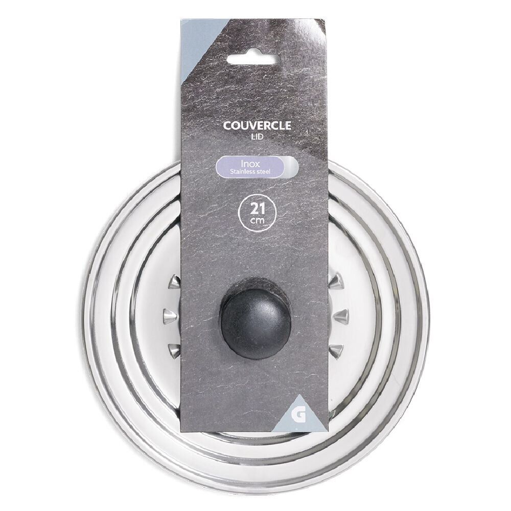 Couvercle inox Ø21cm