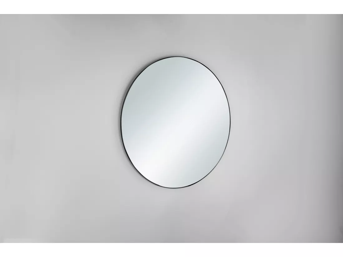 Mila - Miroir - Noir - Ø 50cm