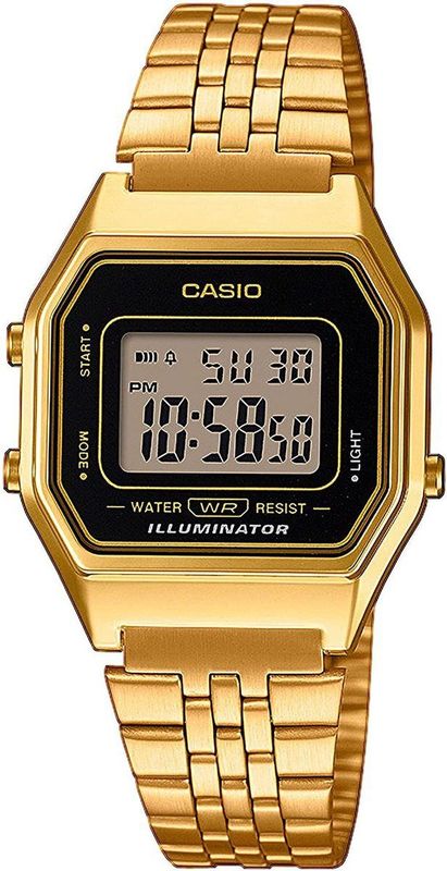 Casio - LA680WEGA-1ER - Digitaal Horloge - Zilver - RVS