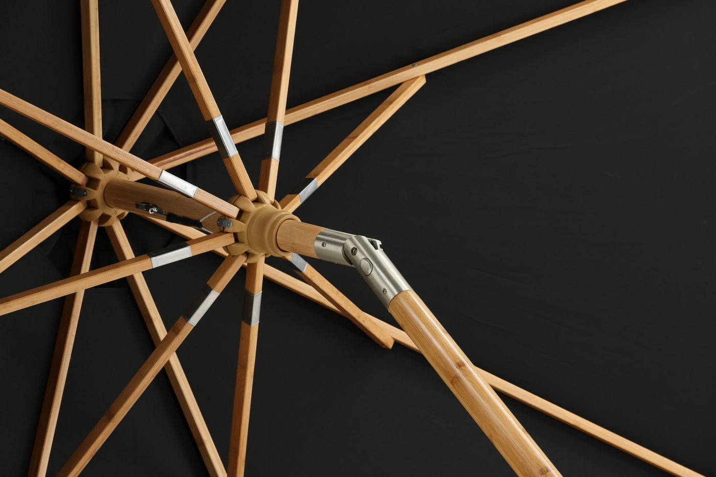 FjÃ´rd - Parasol Zwart 270cm - Cerox
