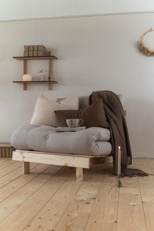 Karup Design Roots slaapbank 90 naturel, Beige