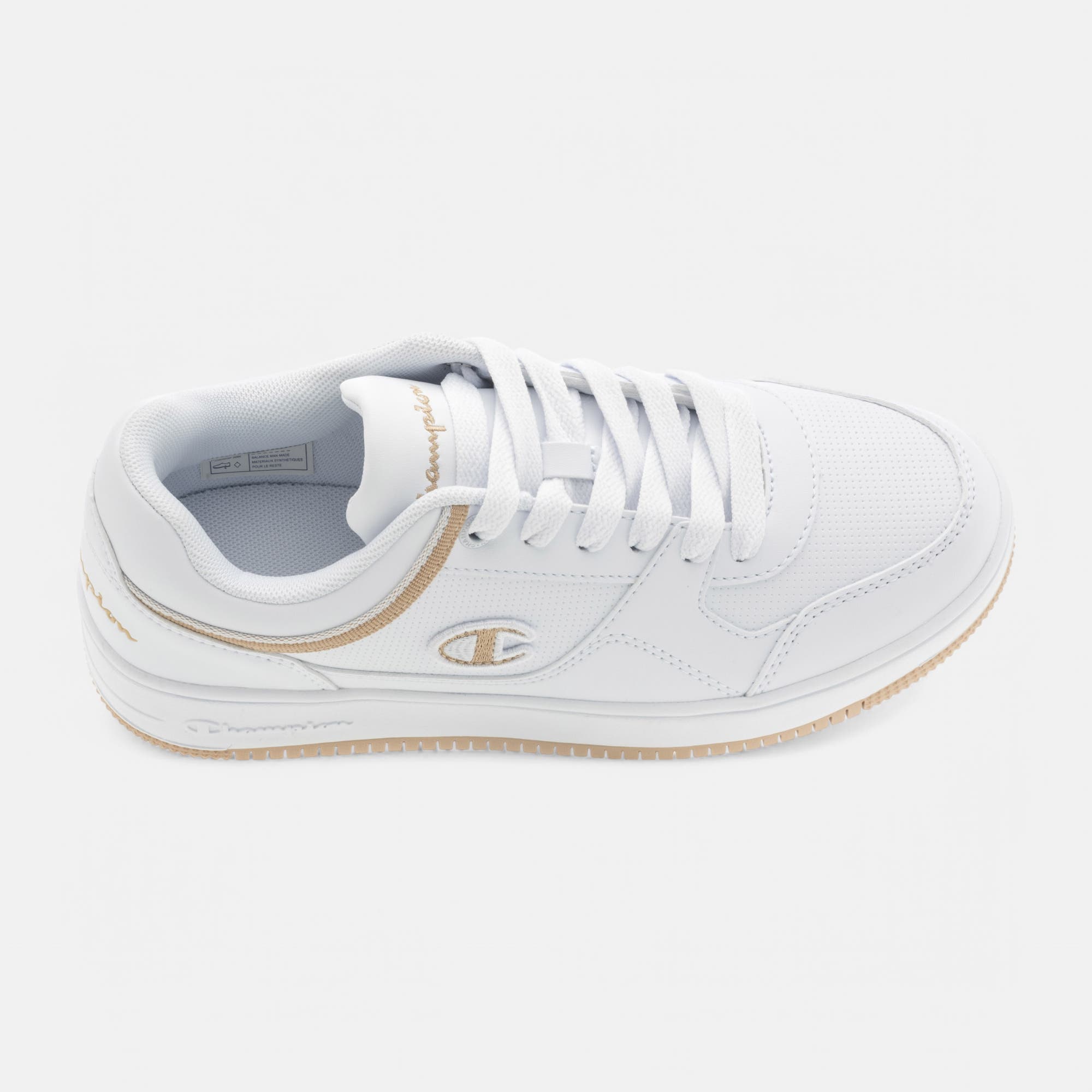 Sneakers Femme blanc/or