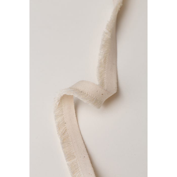 Atelier Veritas-Katoenen sierlint met franjes 20 mm - per meter