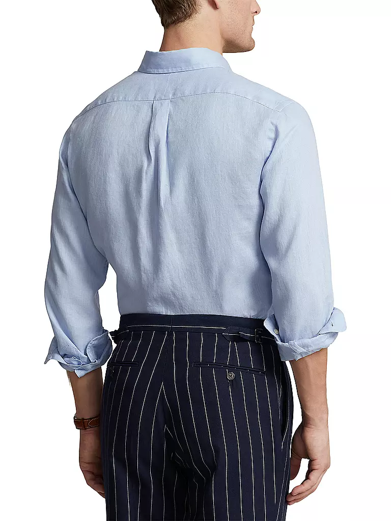 POLO RALPH LAUREN Leinenhemd hellblau