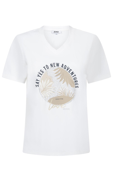 Zoso witte dames t-shirt
