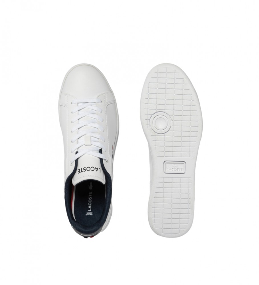 Tênis Lacoste Carnaby de couro, branco