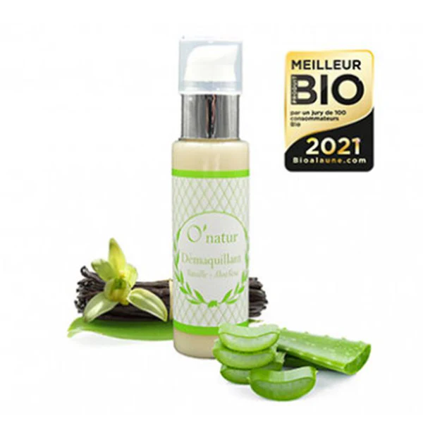 O'natur Lait Démaquillant Vanille et Aloe Vera 100ml
