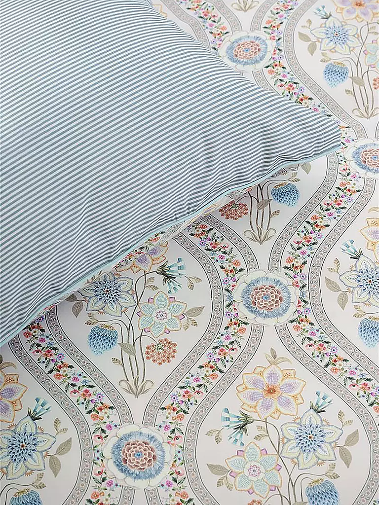 PIP STUDIO Perkal Bettwäsche ORNAMENTO RAMO 70x90cm/140x200cm White weiss