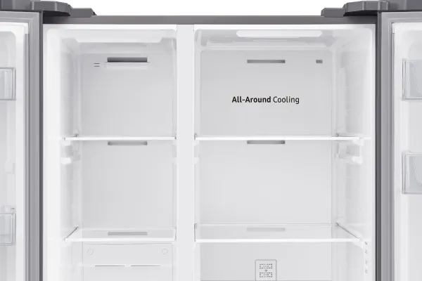 Samsung Series 2 RS62DG5003S9 - Køleskab/fryser - side-by-side - Wi-Fi - bredde: 91.2 cm - dybde: 71.6 cm - højde: 178 cm - 655 liter - Klasse E - raffineret inox