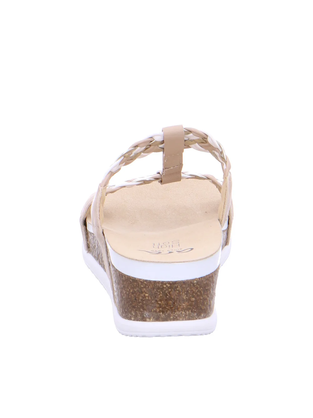 Pantolette Norderney camel
