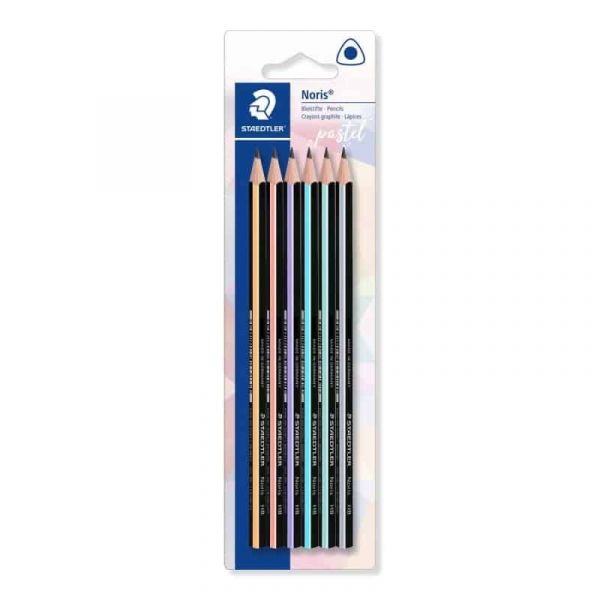 Staedtler 6 Lápis de Grafite Hb Noris Pastel