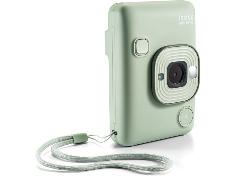 Fujifilm Fotokamera Instax Mini LiPlay Grün Hybrid-Sofortbildkamera
