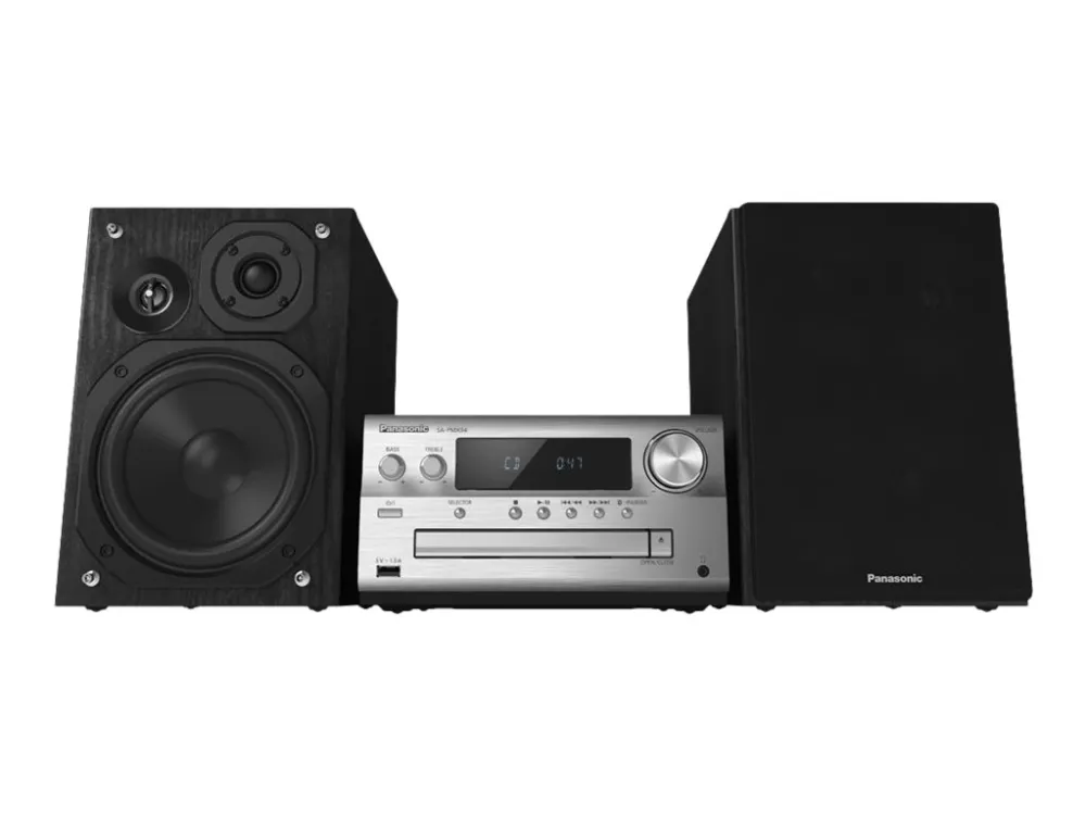 Panasonic SC-PMX94 - Audiosystem - 2 x 60 Watt - sølv