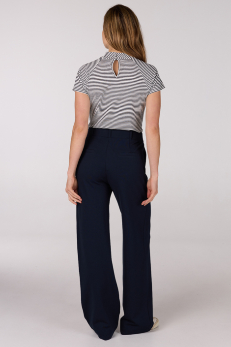 Juffrouw Jansen blauwe dames t-shirt