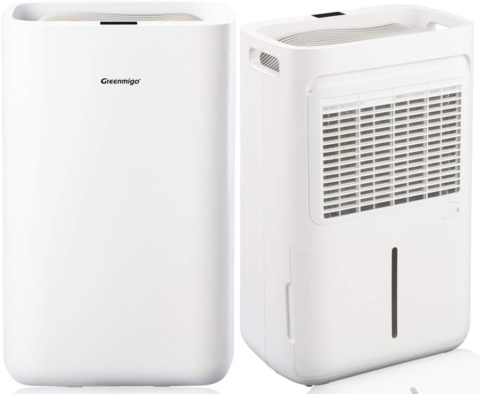 Luftentfeuchter 13L/24h Elektrischer Entfeuchter Entfeuchtungsleistung Raumgröße max.50m²,Raumentfeuchter Leise Luftreiniger für Schrank,Wohnung,Keller etc.-Gegen Feuchtigkeit,Schimmel