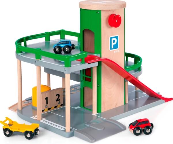 BRIO 63320400 Parkhaus, Straßen&Schienen