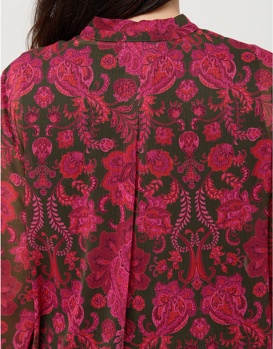 Blouse fluide rose