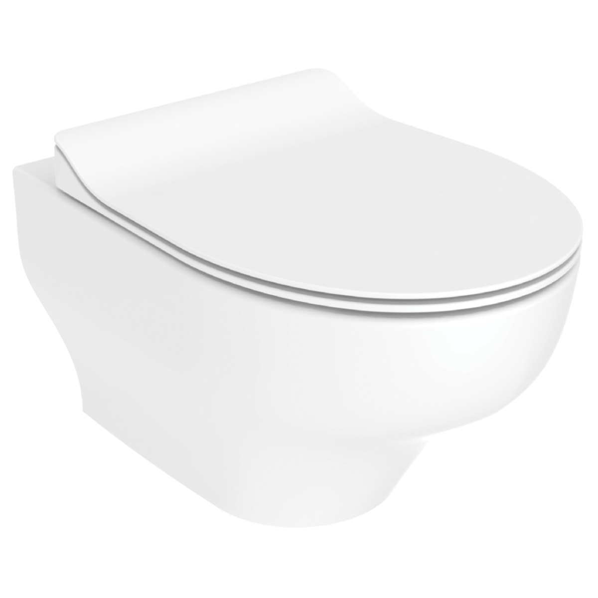 Sanigoods Serra hangtoilet met tornado flush en bidet glanzend wit