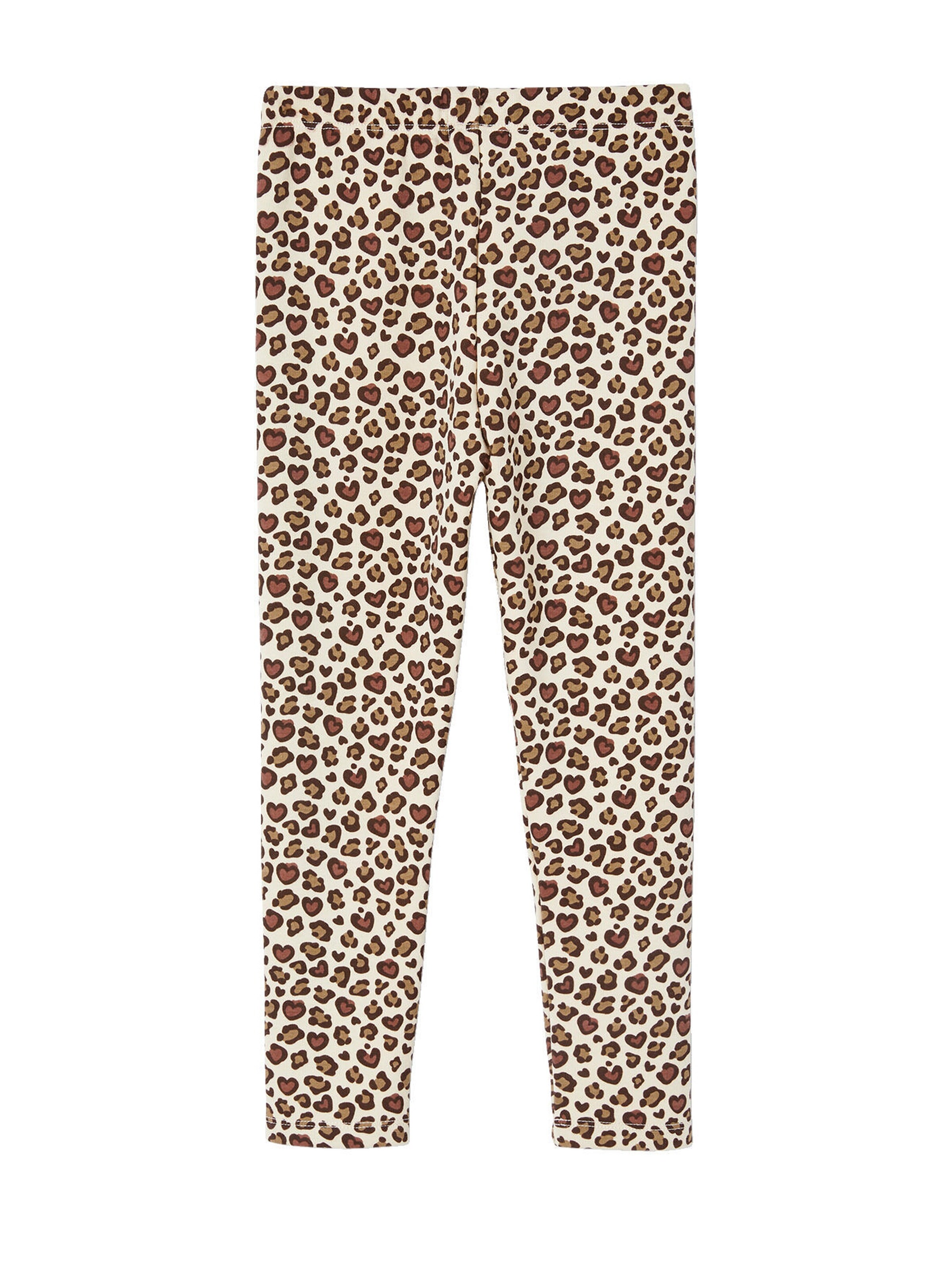 Vertbaudet Mädchen Thermo-Leggings braun bedruckt