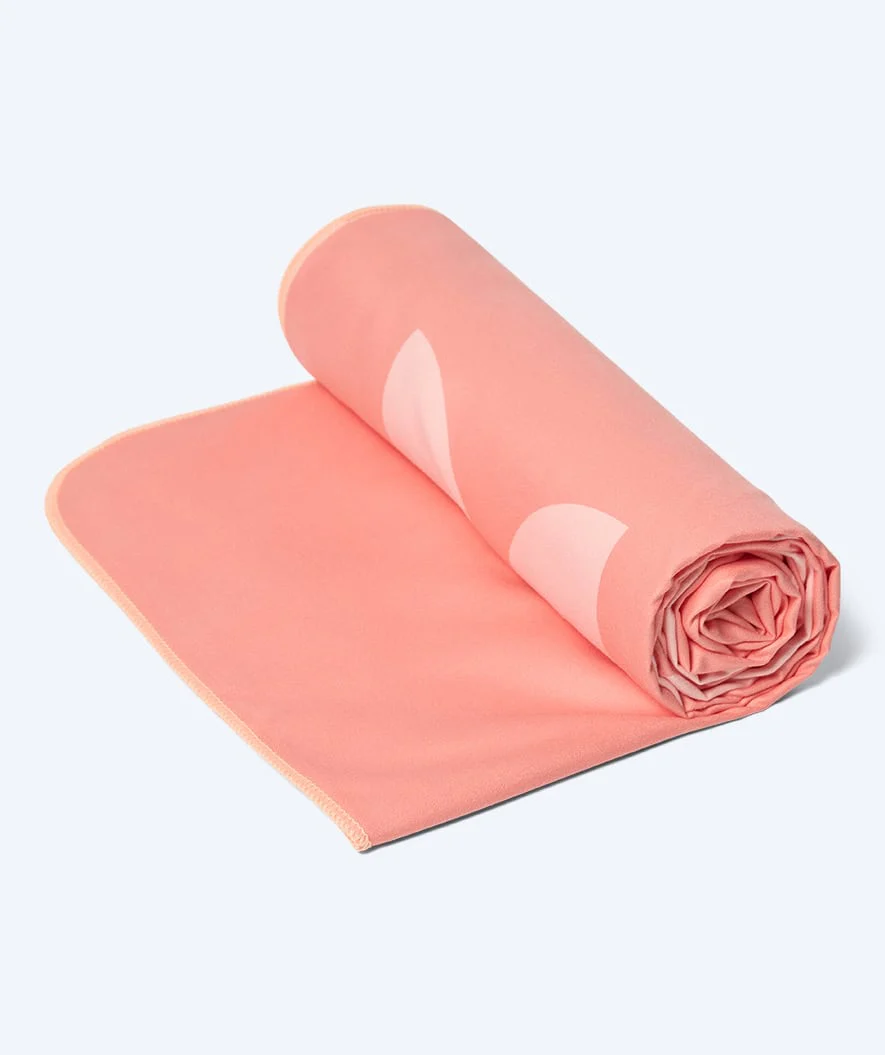 Watery microfiber håndklæde (160 x 80 cm) - Rafferty - Blurish Pink