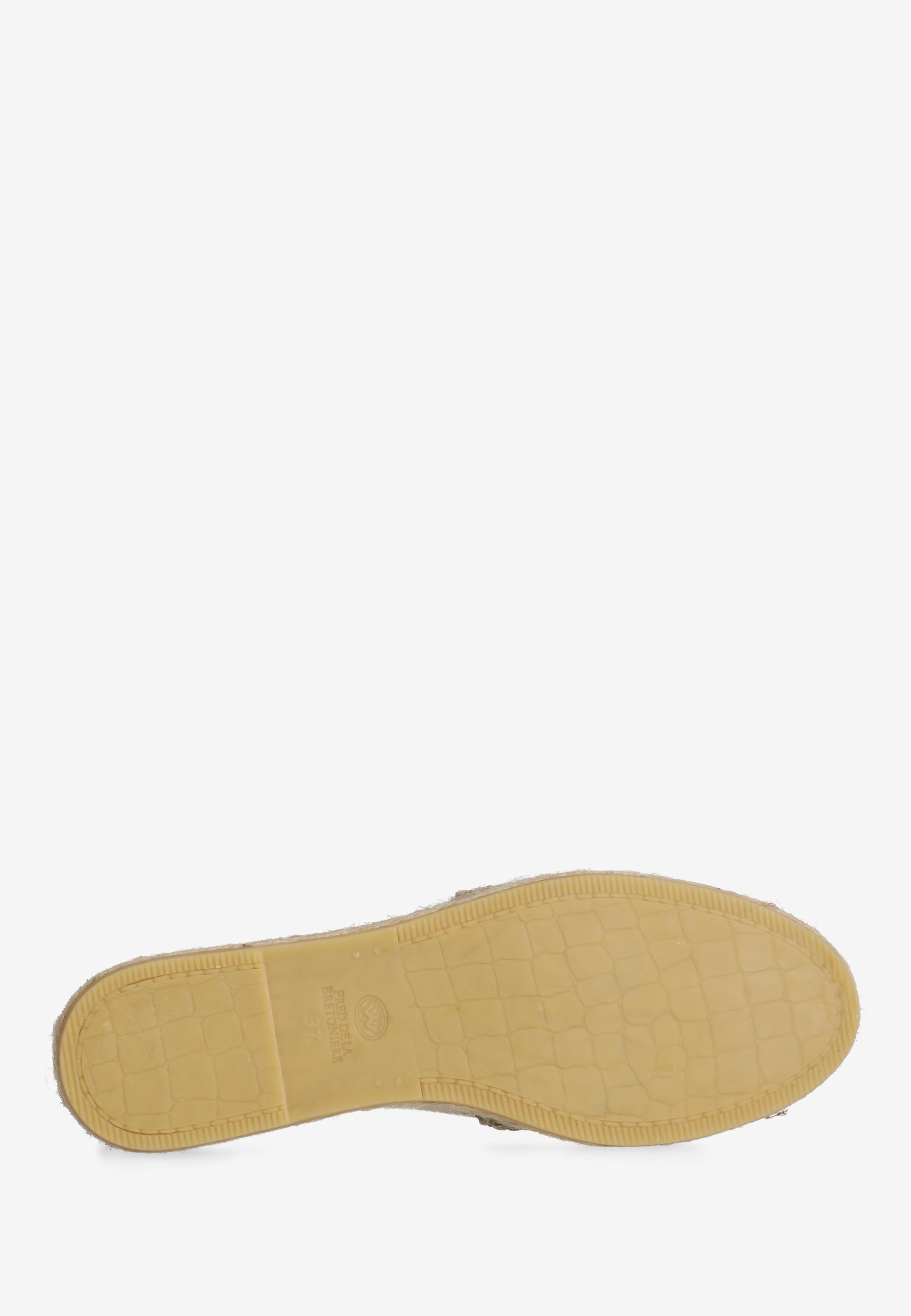 MILI LILY B Espadrille leather Beige