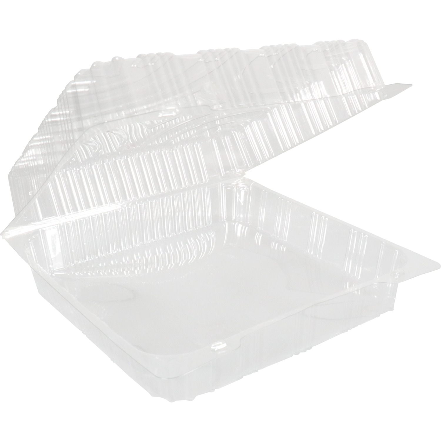 Gebaksdoos, pET, 205x205x80mm, transparant